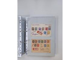 1945/49, umfangreiche Sammlung mit geschätzt 800-900 Briefen, Karten und Ganzsachen. Dabei viele R-Briefe und Satzbriefe, Bed