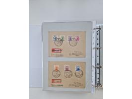 1945/49, umfangreiche Sammlung mit geschätzt 800-900 Briefen, Karten und Ganzsachen. Dabei viele R-Briefe und Satzbriefe, Bed