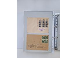 1945/49, umfangreiche Sammlung mit geschätzt 800-900 Briefen, Karten und Ganzsachen. Dabei viele R-Briefe und Satzbriefe, Bed