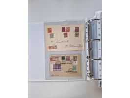 1945/49, umfangreiche Sammlung mit geschätzt 800-900 Briefen, Karten und Ganzsachen. Dabei viele R-Briefe und Satzbriefe, Bed