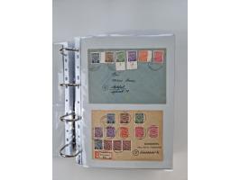 1945/49, umfangreiche Sammlung mit geschätzt 800-900 Briefen, Karten und Ganzsachen. Dabei viele R-Briefe und Satzbriefe, Bed