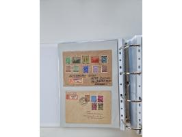 1945/49, umfangreiche Sammlung mit geschätzt 800-900 Briefen, Karten und Ganzsachen. Dabei viele R-Briefe und Satzbriefe, Bed