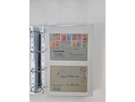 1945/49, umfangreiche Sammlung mit geschätzt 800-900 Briefen, Karten und Ganzsachen. Dabei viele R-Briefe und Satzbriefe, Bed