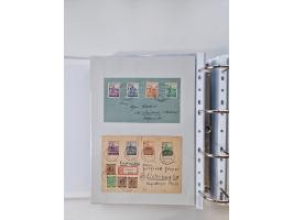 1945/49, umfangreiche Sammlung mit geschätzt 800-900 Briefen, Karten und Ganzsachen. Dabei viele R-Briefe und Satzbriefe, Bed
