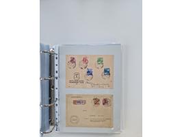 1945/49, umfangreiche Sammlung mit geschätzt 800-900 Briefen, Karten und Ganzsachen. Dabei viele R-Briefe und Satzbriefe, Bed