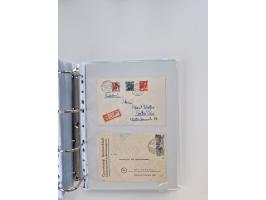 1945/49, umfangreiche Sammlung mit geschätzt 800-900 Briefen, Karten und Ganzsachen. Dabei viele R-Briefe und Satzbriefe, Bed
