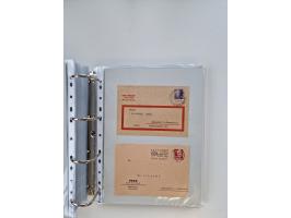 1945/49, umfangreiche Sammlung mit geschätzt 800-900 Briefen, Karten und Ganzsachen. Dabei viele R-Briefe und Satzbriefe, Bed