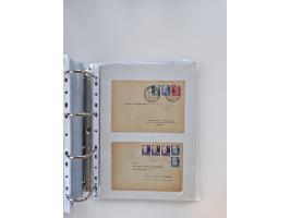 1945/49, umfangreiche Sammlung mit geschätzt 800-900 Briefen, Karten und Ganzsachen. Dabei viele R-Briefe und Satzbriefe, Bed