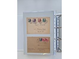 1945/49, umfangreiche Sammlung mit geschätzt 800-900 Briefen, Karten und Ganzsachen. Dabei viele R-Briefe und Satzbriefe, Bed