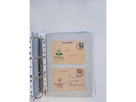 1945/49, umfangreiche Sammlung mit geschätzt 800-900 Briefen, Karten und Ganzsachen. Dabei viele R-Briefe und Satzbriefe, Bed