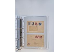 1945/49, umfangreiche Sammlung mit geschätzt 800-900 Briefen, Karten und Ganzsachen. Dabei viele R-Briefe und Satzbriefe, Bed