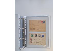 1945/49, umfangreiche Sammlung mit geschätzt 800-900 Briefen, Karten und Ganzsachen. Dabei viele R-Briefe und Satzbriefe, Bed