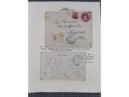 1914/18, 70+ covers of APO and FPO covers, 1916/18 covers/cards from British Army in Salonika incl. registered usage, 1921/23