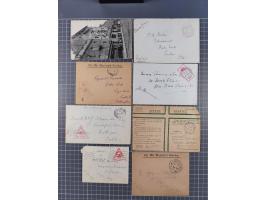 1914/18, 70+ covers of APO and FPO covers, 1916/18 covers/cards from British Army in Salonika incl. registered usage, 1921/23
