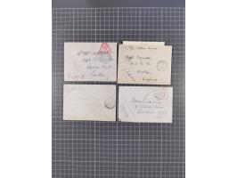 1914/18, 70+ covers of APO and FPO covers, 1916/18 covers/cards from British Army in Salonika incl. registered usage, 1921/23