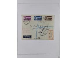 1935/60, over 30 FDC and covers with attractive frankings, including Womans Congress 1935 up to 10 krs. on registered cover t