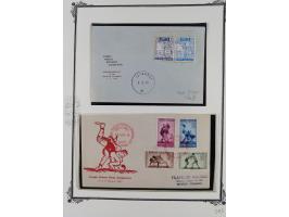 1935/60, over 30 FDC and covers with attractive frankings, including Womans Congress 1935 up to 10 krs. on registered cover t