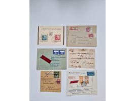 1838/1980 (ca.), umfangreicher Bestand mit geschätzt über 3000 Briefen, Karten und Ganzsachen inkl. guter Teil Ausland. Dabei