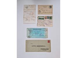 1838/1980 (ca.), umfangreicher Bestand mit geschätzt über 3000 Briefen, Karten und Ganzsachen inkl. guter Teil Ausland. Dabei