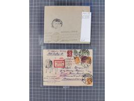 1920/56, attractive group of 40 covers and cards, many interesting frankings and scarcer usages throughout, noted RSFSR early