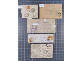1920/56, attractive group of 40 covers and cards, many interesting frankings and scarcer usages throughout, noted RSFSR early