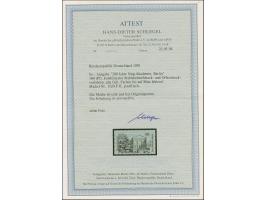1993, Sing-Akademie 100 Pfg., Abart 'alle Odr.-Farben außer blau fehlend', postfrisch, Fotoattest Schlegel BPP (1998)