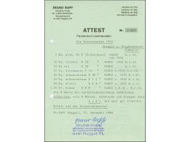 1932, Regierungs / Dienstsache Aufdruckausgabe kompletter Satz von acht Werten, sauber gestempelt, tadellos. Fotoattest Rupp 