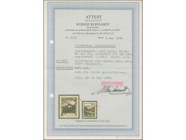 1932, Regierungs / Dienstsache Aufdruckausgabe sechs Werte in Zähnung 10½, je sauber gestempelt, 1,20 Fr Fotoattest Reinhardt