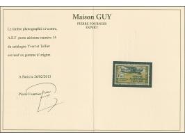 1940/41, airmail stamps optd. ´Afrique Francaise Libre´ and two with surcharge of new value, 10 fr. on 2.50 fr. and 50 fr. on