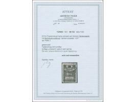 1921, Theatre Tax 20 pa. black,1337 typo surcharged, clear part cancelled Angora 8, fine and fresh. (Isfila catalogue value 1