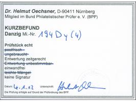 1924, Staatswappen 10 Pfg. mit Rollenzähnung, sauber gestempelter Viererblock, Kurzbefund Dr. Oechsner BPP (Mi.700,-+)