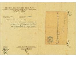 1872, LIVA TIRHALA HÜKÜMET POSTASI (GOVERNMENT POST): Letter from Pharsala dated May 11, 1872, addressed to the French consul