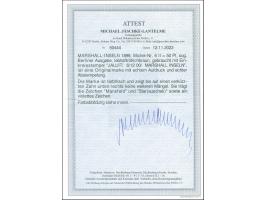 50 Pfg. mit 2. Stempel "JALUIT 6/12 00". Ein verkürzter Zahn, sonst einwandfrei. Signiert Mansfeld und Starauschek, Fotoattes