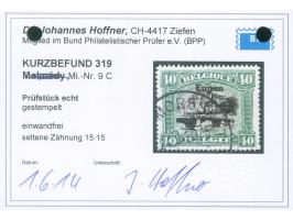1920, 40 C. grün/schwarz, gezähnt L 15, gestempelt, tadellos, Kurzbefund Dr. Hoffner BPP (2014)