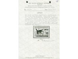 1939, 35 C. rosakarmin, kopftehender Aufdruck in Type I, sauber ungebraucht, tadellos, Auflage nur 40 Stück, Fotoattest Dr. P