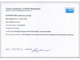 1923, Freimarken 15 C. auf 40 M. lebhaftgrauviolett und 25 C. auf 20 M. dunkelrötlichgelb, mit sauberem Stempel “KLAIPEDA 31.