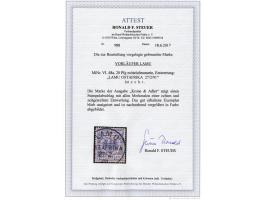 1890/91, Krone/Adler 20 Pfg. mittelultramarin, sauber gestempelt “LAMU 27/2 91”, tadellos, Fotoatteste Jäschke-L. BPP (2010) 