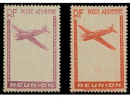 1938, air mail, 2 proofs ot frame and airplane in red and violet, ungummed