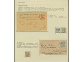 1889, FILIPPOPEL cds. on postcard and envelope used in the last weeks of the Austrian P.O. in Plovdiv. The P.O. was closed on