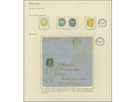 1869, Folded letter from Burgas to Constantinople bearing 10 sld. blue tied by very fine single circle ‘BURGAS 30/1’ datestam