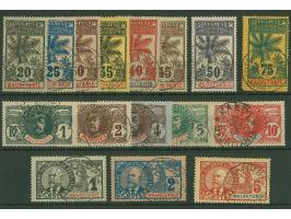 1906, General Ballay complete set of 16, all clear cancelled, very fine.

