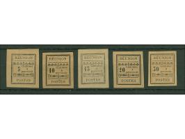1889, Complete set of five, unused no gum, all well margins, fine
