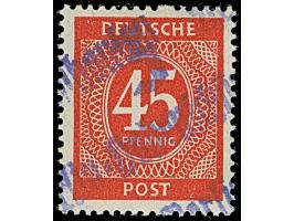 “3/Berlin-Hohenschönhausen” auf Ziffern 45 Pfg., postfrisch, einwandfrei, sign. Dr. Modry und Busse BPP