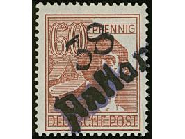 “38/Anklam” in schwarzviolett (Arge 38/1b) auf Arbeiter 60 Pfg., postfrisch und tadellos, sign. Dr. Modry und Lieder BPP, ein