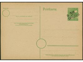 “36/Wildau a” (Arge 36/160) auf Karte Arbeiter 10 Pfg., ungebraucht und tadellos, sign. Böheim BPP
