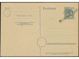 “20/Merseburg Land” (Arge 20/103e) auf Karte Arbeiter 12 Pfg., ungebraucht und tadellos, sign. Dr. Modry BPP