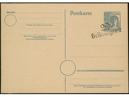 “20/Heldrungen 2” (Arge 20/77b) auf Karte Arbeiter 12 Pfg., ungebraucht und tadellos, sign. Dr. Kalb BPP