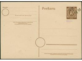“27/Leipzig 14” auf Karte Ziffern 10 Pfg., ungebraucht und einwandfrei, u.a. sign. Böheim BPP
