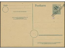 “41/Wittgensdorf” (Arge 41/108) auf Karte Arbeiter 12 Pfg., ungebraucht und tadellos, sign. Hall Flä. sowie Modry BPP