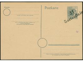 “41/Hartenstein” (Arge 41/43) auf Karte Arbeiter 12 Pfg., ungebraucht und einwandfrei, sign. Hall Fl&nbsp;